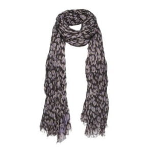 Leopard Stole M74736 Purple