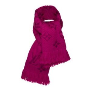 Logomania Scarf M74743 Fuchsia