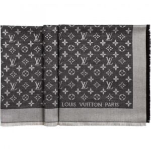 Monogram Denim Shawl M71378 Gray