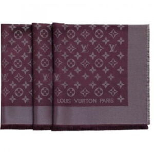 Monogram Lurex Shawl M74245 Red