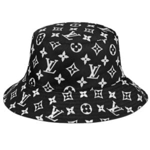 Monogram Bucket Black White Hat M76724