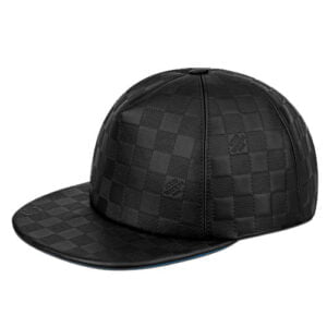 M76562 Damier Infini Black Leather Hat