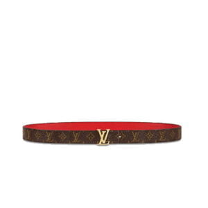 M0563V  ICONIC 20MM REVERSIBLE BELT RED