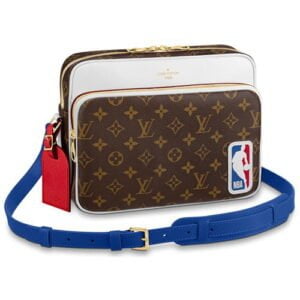 L V x NBA Nil Messenger Monogram