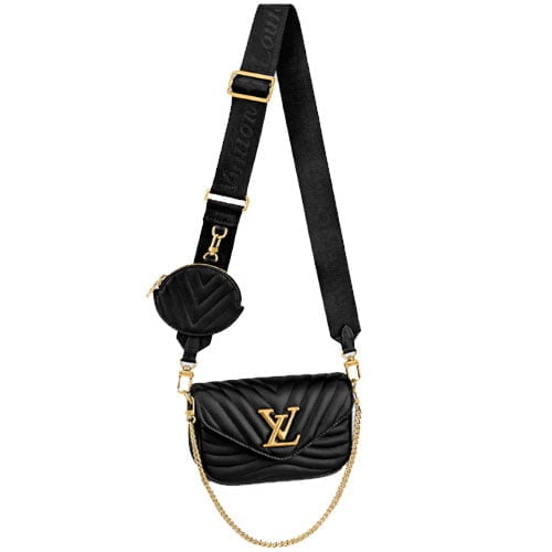 M56461 LOUIS VUITTON NEW WAVE MULTI-POCHETTE Black 1 M56461 LOUIS VUITTON NEW WAVE MULTI-POCHETTE Black