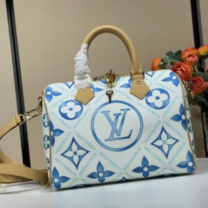 Louis Vuitton Speedy Bandoulière 25 Handbag M11264 Blue