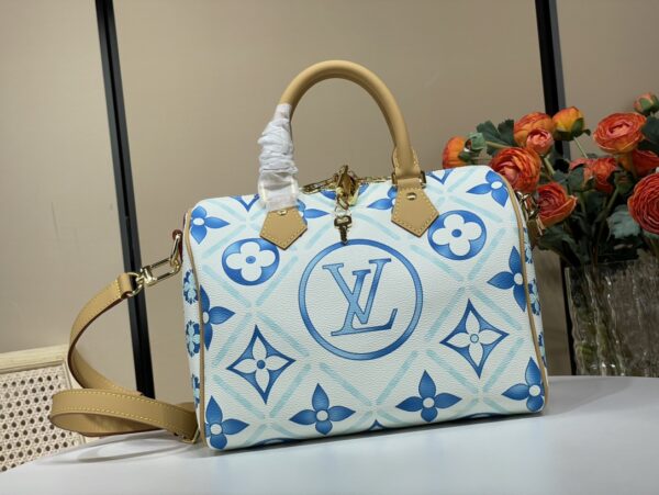Louis Vuitton Speedy Bandoulière 25 Handbag M11264 Blue