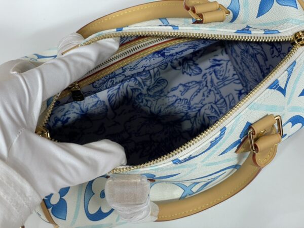 Louis Vuitton Speedy Bandoulière 25 Handbag M11264 Blue - Image 3